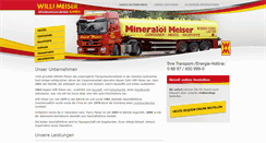 Desktop Screenshot of heizoel-meiser.de