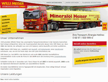 Tablet Screenshot of heizoel-meiser.de